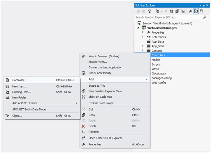 Add Default1 Controller